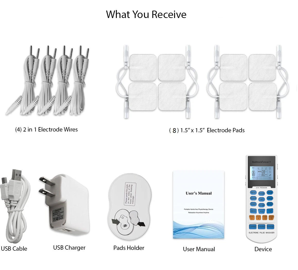 2nd Edition YK15RC Wireless Rechargeable Pain Relief TENS UNIT