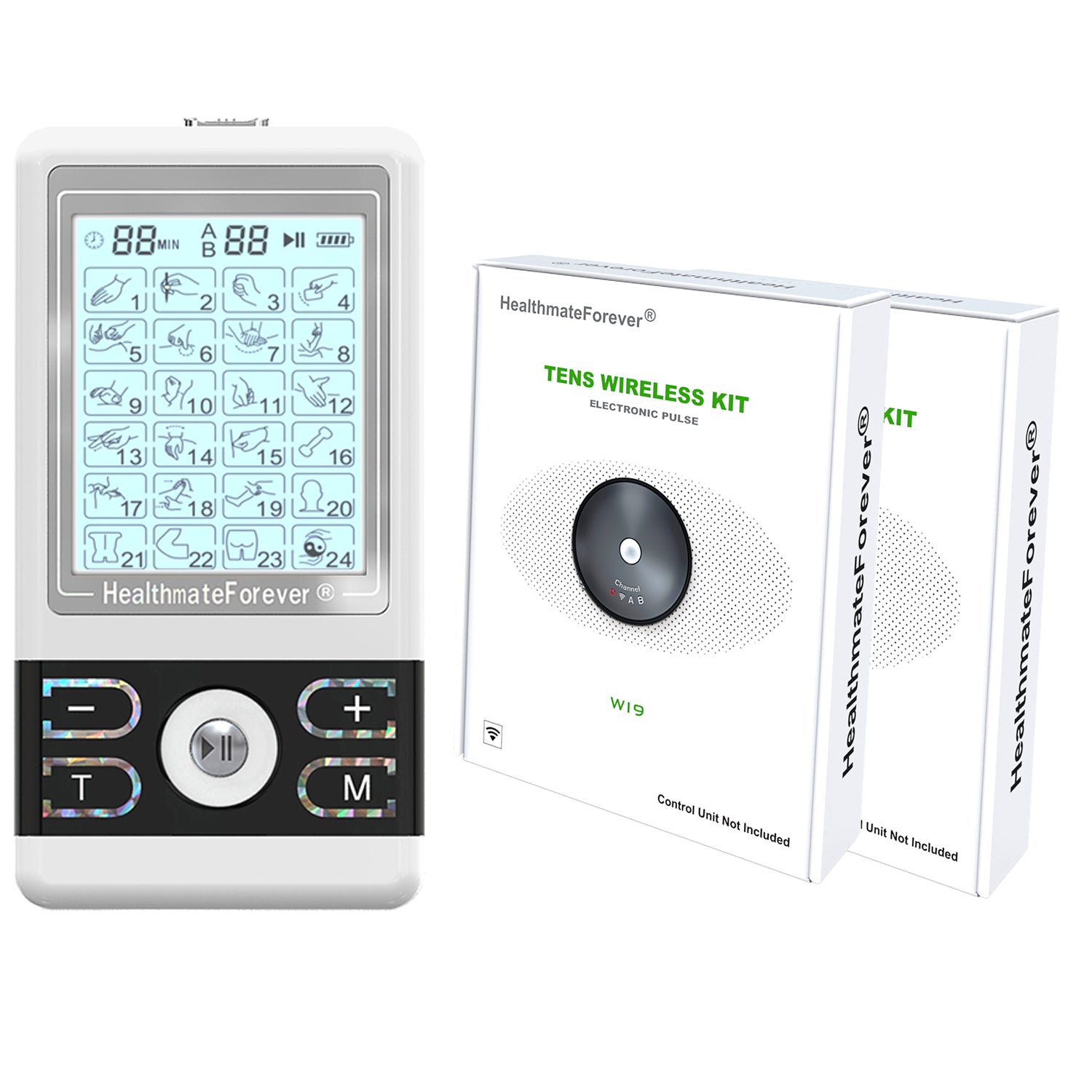 New Version 24 Modes NK24AB iSelfCare® TENS unit & Muscle Stimulator