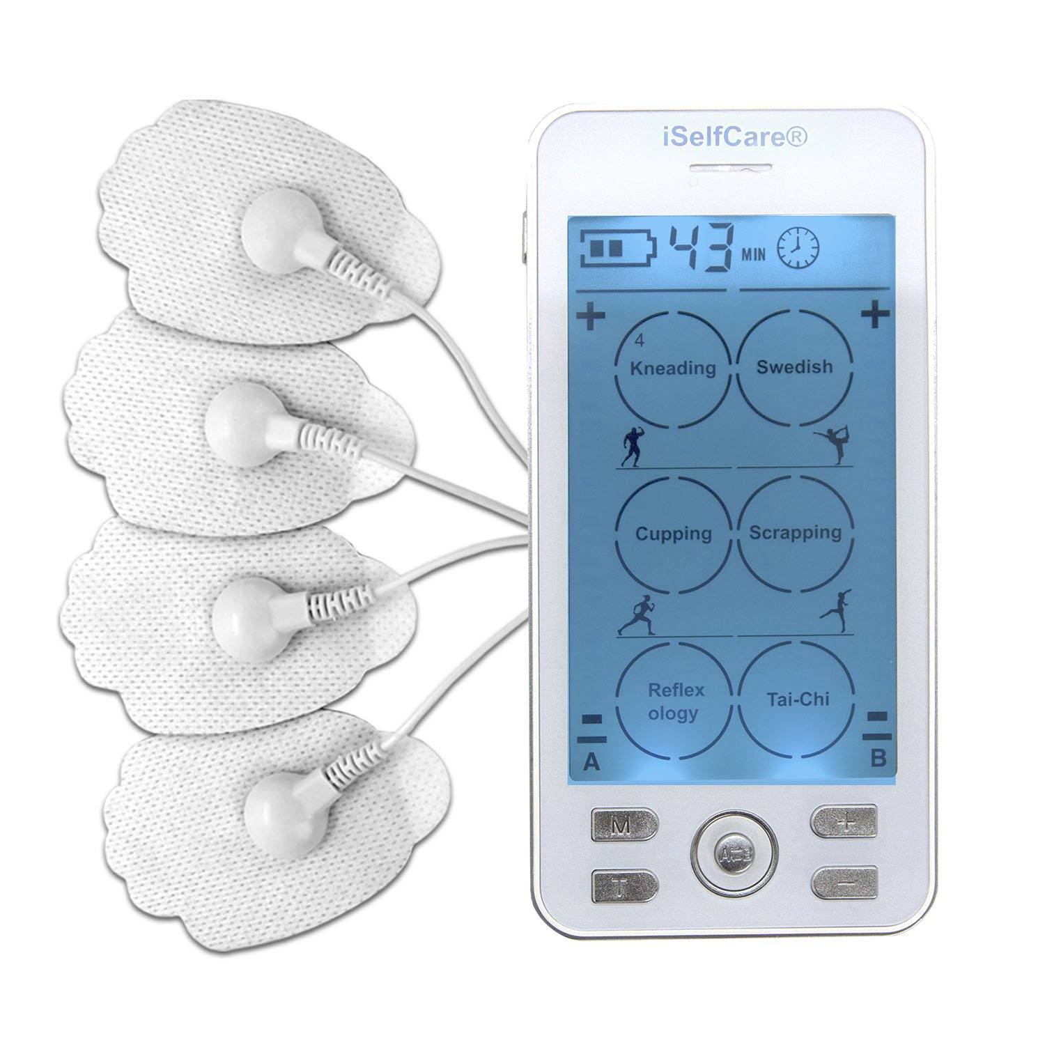 Wireless TENS Unit for Pain Relief, Portable and Rechargeable, 15 Modes  Electronic Muscle Stimulator Recovery, PMS Menstrual Pain Relief with  Remote Control