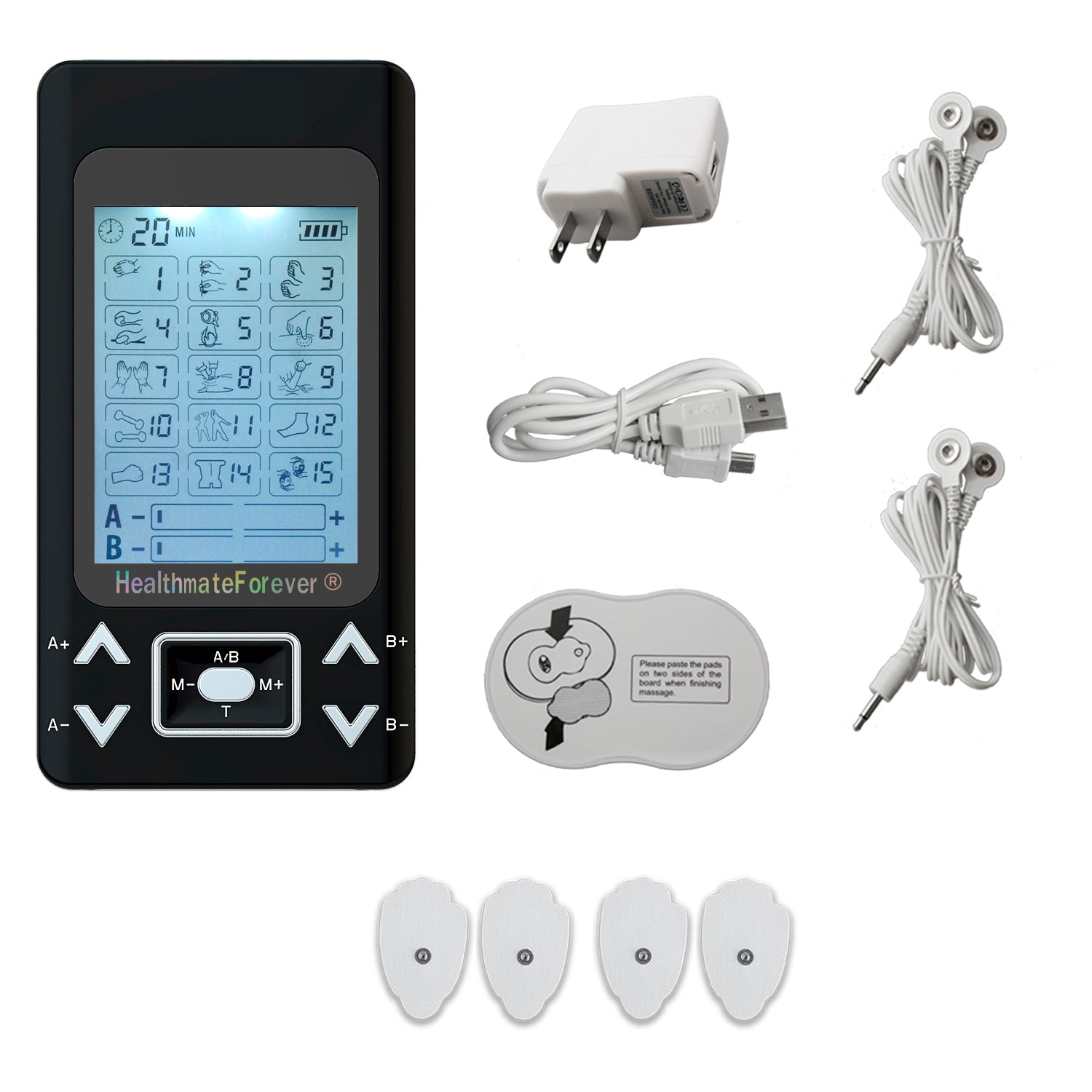 HealthmateForever TENS Unit & Muscle Stimulator Missing Wireless Adapters