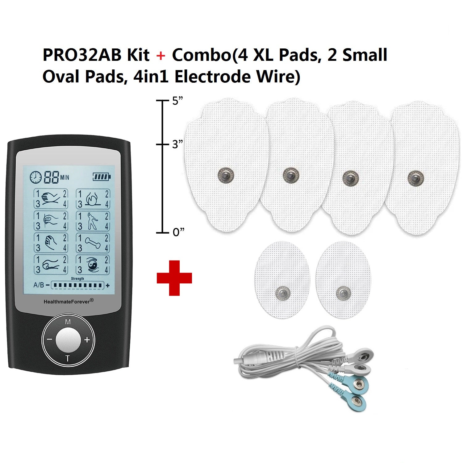 Easy@home Tens Electronic Pulse Stimulator Muscle Massager Unit : Target
