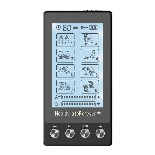 HealthmateForever TS8AB Touch Screen Tens Unit & Muscle Stimulator (Black)