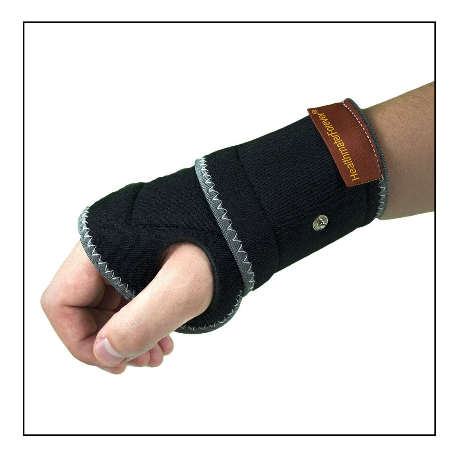 Conductive Wrist Brace / Support / Wrap for TENS & Muscle